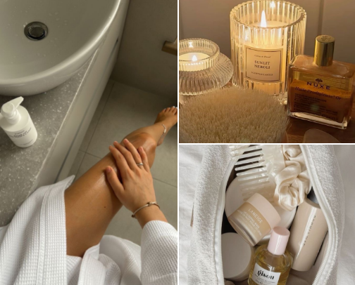 everything you need for self-care night cover photo collage