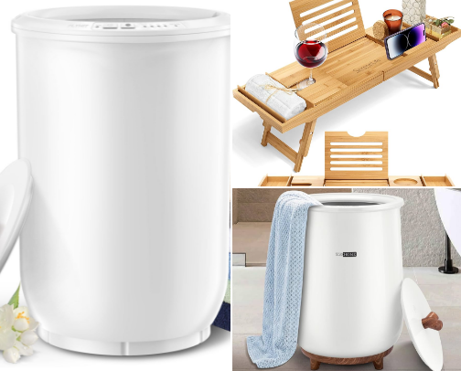How to turn your bathroom into a Spa cover photo collage