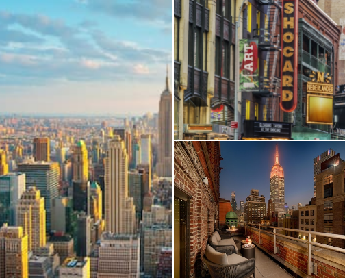 Christmas in New York cover photo collage