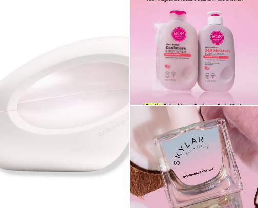 smell good favs☁️ cover photo collage