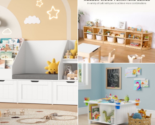 Playroom finds that will make your life easier! cover photo collage