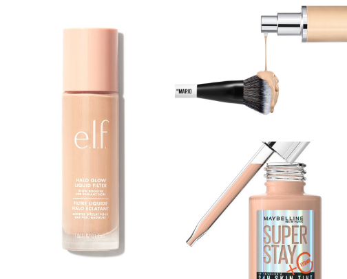 Natural makeup for dry, sensitive olive-toned skin cover photo collage