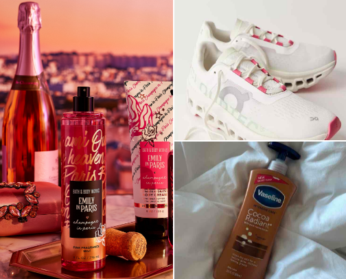 girly gift guide cover photo collage