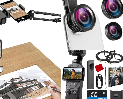 Content creator cover photo collage