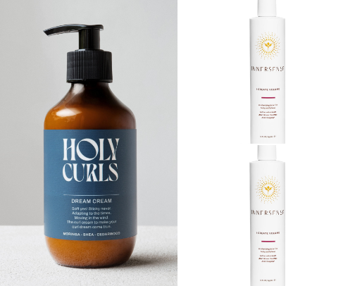 Blended hair care cover photo collage