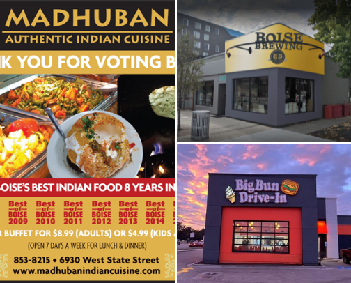 Great Food/Beers/Wine to try in Boise cover photo collage