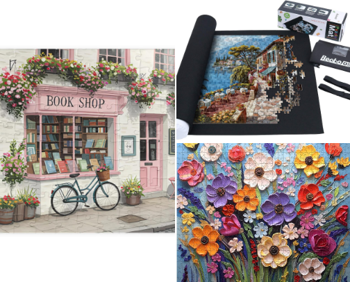 Puzzles cover photo collage