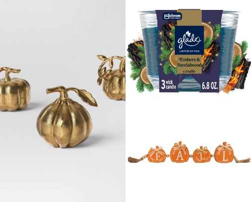 FALL decor finds from TARGET &WALMART 🍁🍂🎃 cover photo collage
