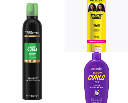 Curly Hair Products! cover photo collage