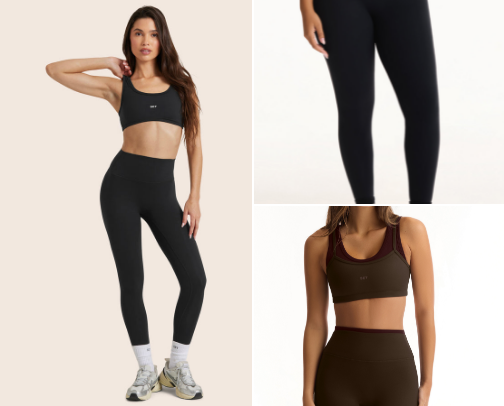 pilates outfits cover photo collage
