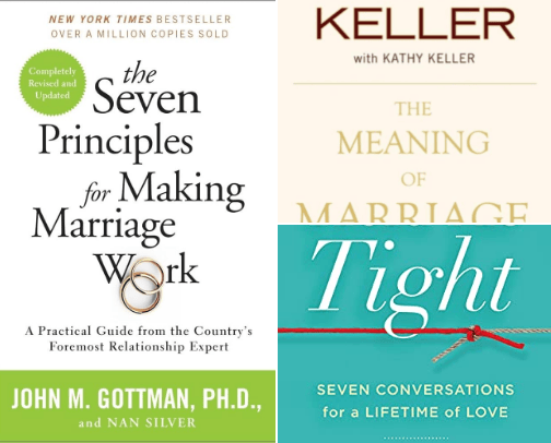 9 Must-Read Marriage Books to Strengthen Your Relationship in Challenging Times cover photo collage