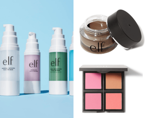 Full face od elf cosmetics💕 cover photo collage