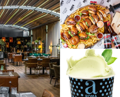 My top food places😍 cover photo collage