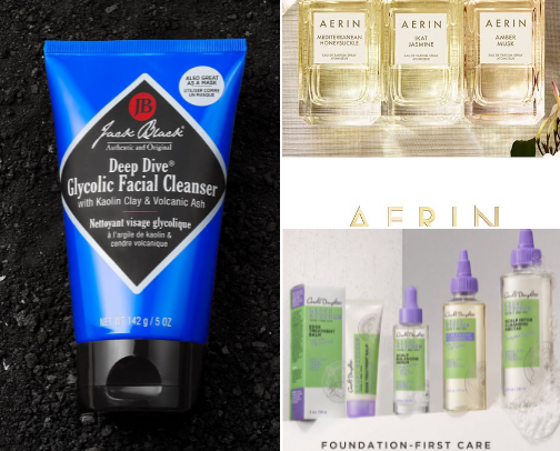 My favorite beauty recommendations for hair, body and skin. cover photo collage