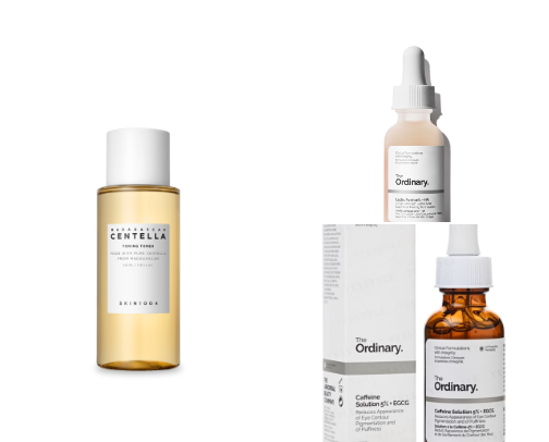 My daily skincare routine cover photo collage