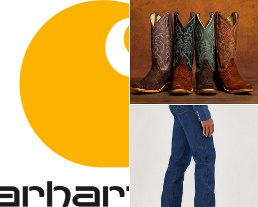Western wear cover photo collage