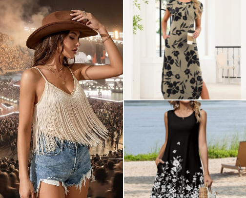 Amazon Fashion Finds cover photo collage