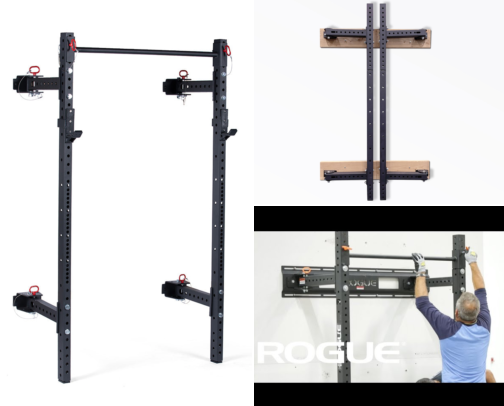 Folding Squat Racks for Garage Gyms cover photo collage