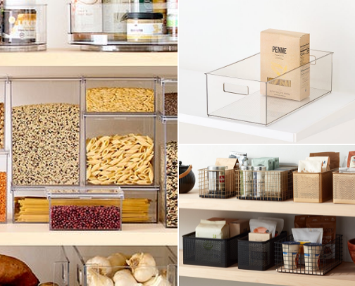 My favorite kitchen organization recs cover photo collage