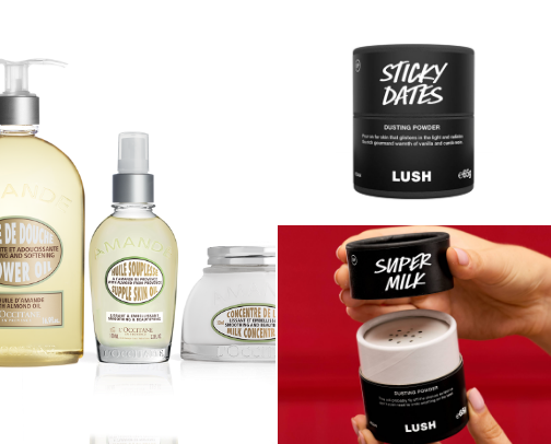 Body care cover photo collage