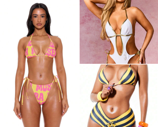 Swim suits💗 cover photo collage