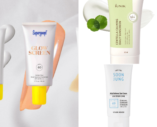 Sunscreens 🧴 cover photo collage