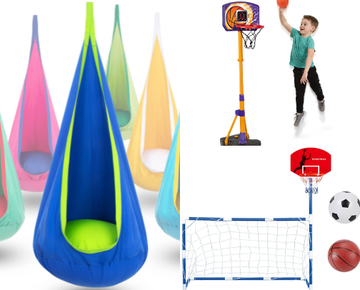 Kids toys/activities cover photo collage