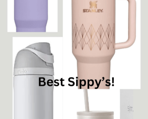 Sip in Style: Top Cups, Mugs & Bottles cover photo collage