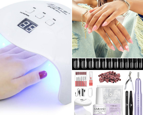 Fun nail stuff cover photo collage