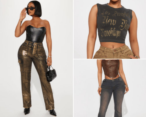 Fashion Nova Finds cover photo collage