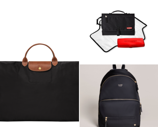 Travel essentials with a baby🤎 cover photo collage