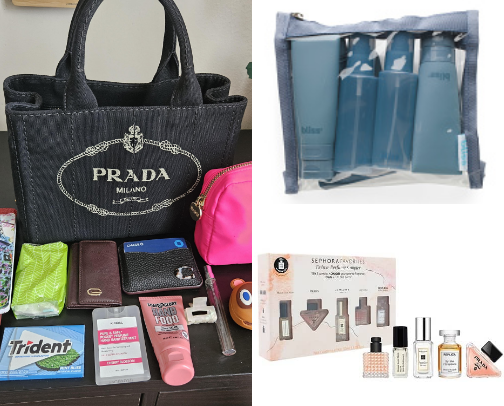 What's in MY bag 👜✨ cover photo collage