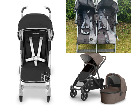 Pram/stroller cover photo collage