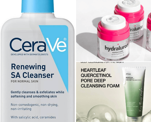 Best Skincare for Oily-Combination Skin cover photo collage