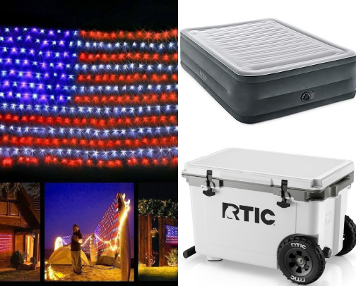Summer Family camping Trip cover photo collage