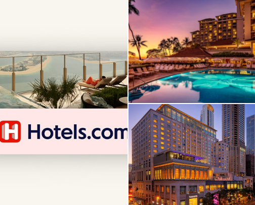 Hotels.com: Book Hotels, Compare Prices, and Find Great Deals cover photo collage