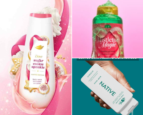 Smell like Christmas morning🎄🫧🎀 cover photo collage