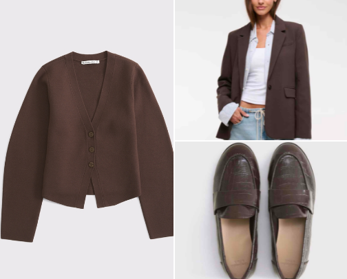 Brown hues for fall cover photo collage