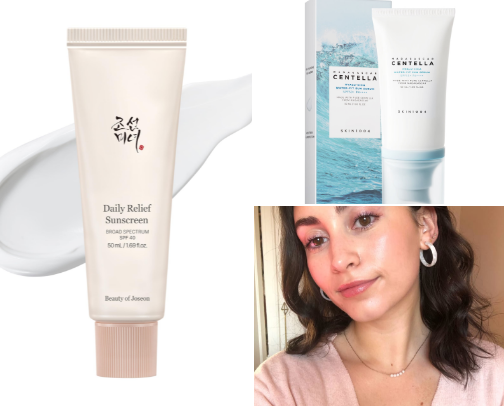 ☀️ My Favorite Sunscreens for Sensitive Skin That Never Cause Breakouts cover photo collage
