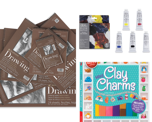 Here are some art supplies I have enjoyed using cover photo collage