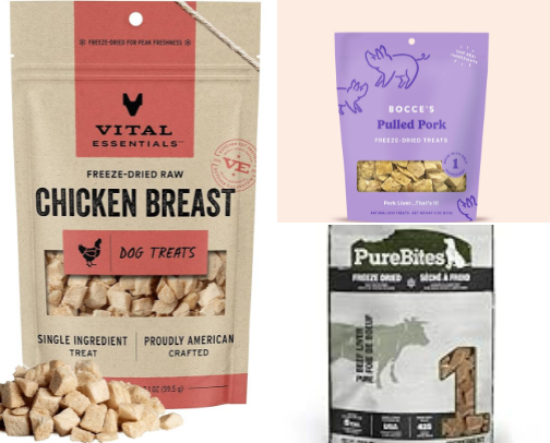 Single Ingredient Dog Treats cover photo collage