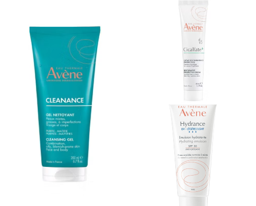 Skincare Products That Cleared My Skin cover photo collage
