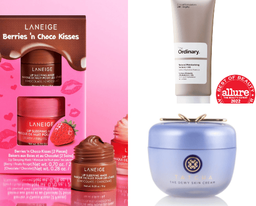 Skincare cover photo collage