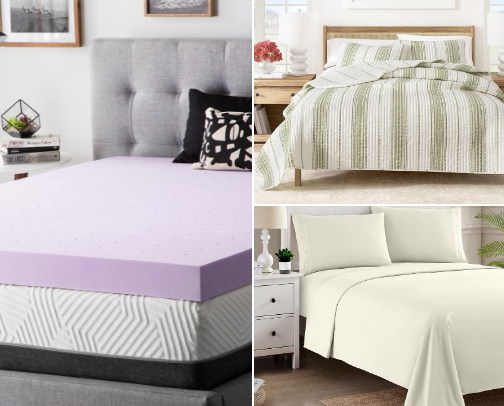 college dorm + back to school essentials cover photo collage