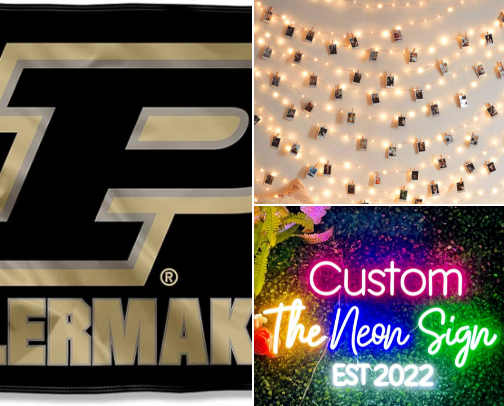 Purdue Dorm Room Decor cover photo collage