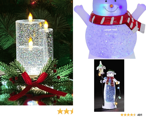 Christmas Glitter Globes! cover photo collage