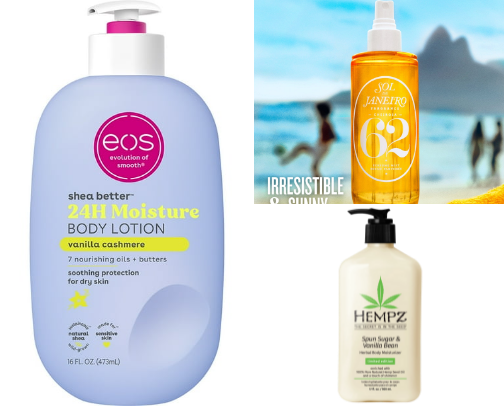 Body care for the girlies cover photo collage