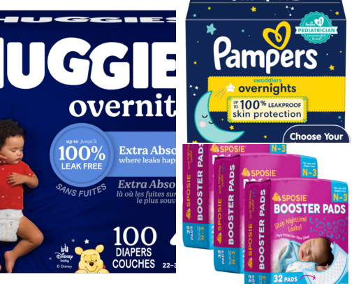 I Tried 9 Overnight Diapers and These Finally Stopped Morning Blowouts cover photo collage