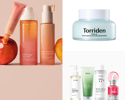 Glass skin must haves for all skin types. cover photo collage