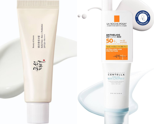 My Go-To Face Sunscreens That Never Disappoint 🌞 cover photo collage